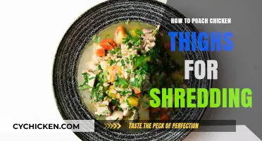 Perfectly Poached Chicken Thighs: Easy Shredding Technique for Delicious Meals