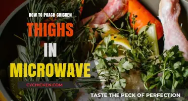Quick Microwave Poached Chicken Thighs: Easy, Juicy, and Delicious Recipe