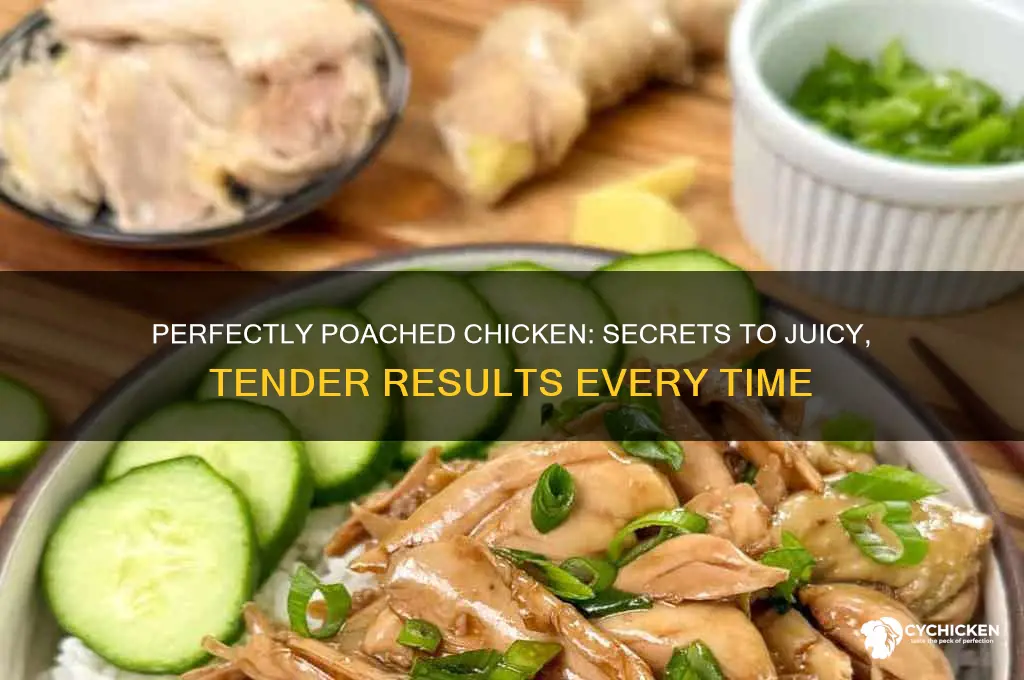 how to poach chicken without drying it out