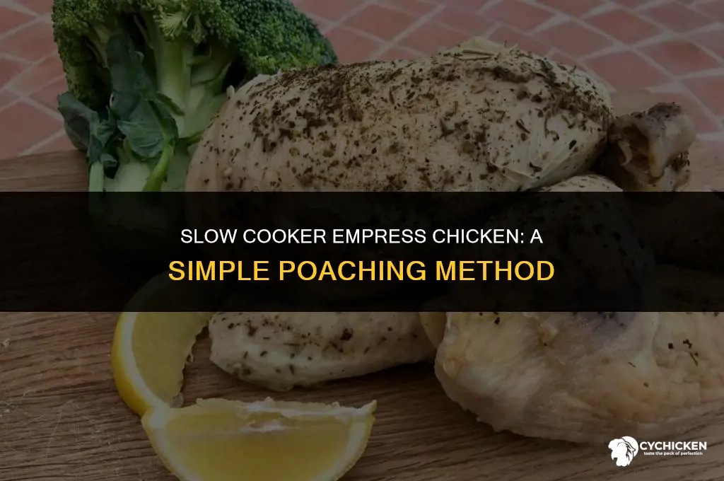 how to poach empress chicken in crock pot