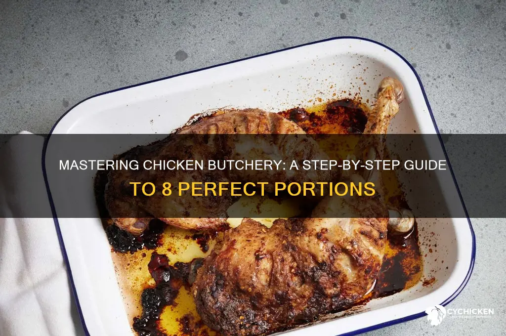 how to portion a chicken into 8