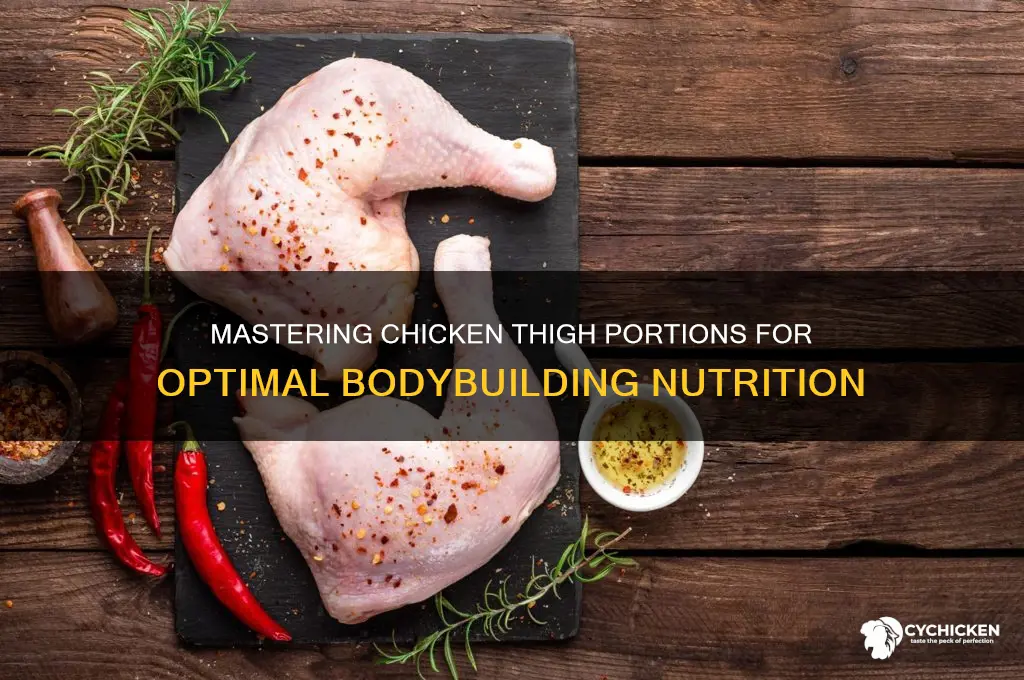 how to portion chicken thigh bodybuilding