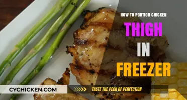 Efficient Freezer Storage: Portioning Chicken Thighs for Easy Meal Prep
