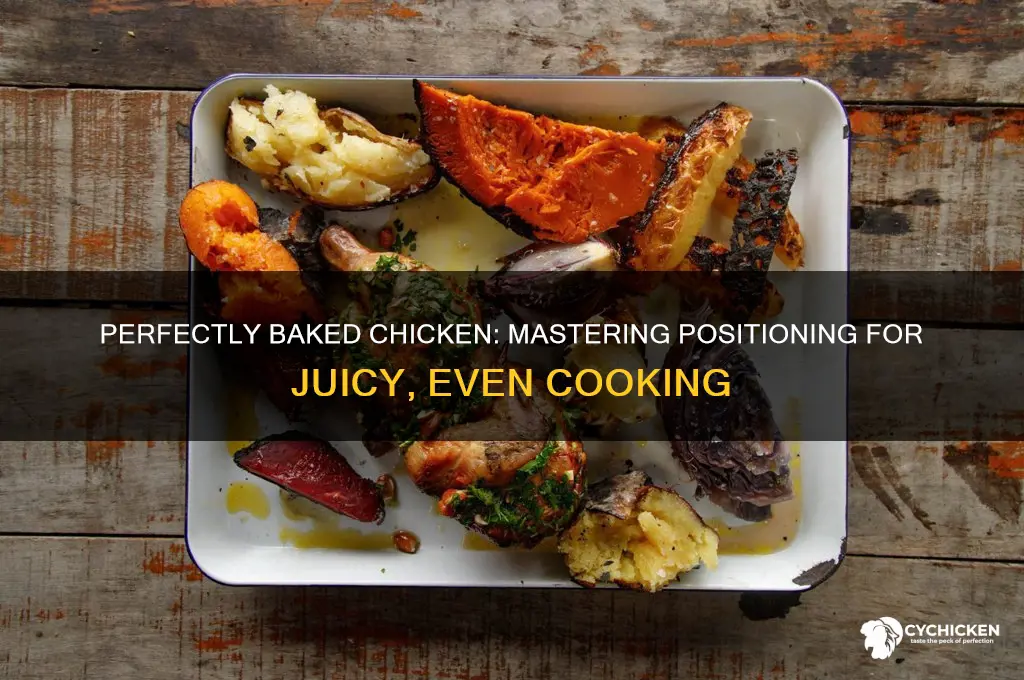 how to position your chicken while baking