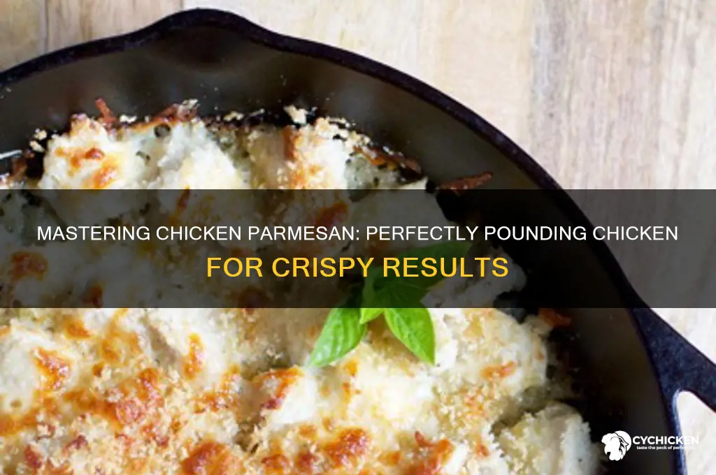 how to pound chicken for chicken parmesan