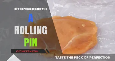 Mastering Chicken Tenderization: Pounding with a Rolling Pin Like a Pro
