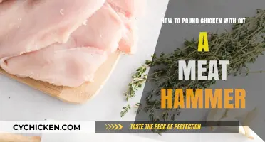 Pounding Chicken: Easy Ways Without a Meat Hammer