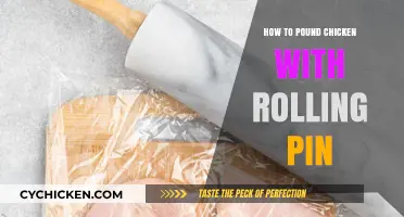 Mastering Chicken Tenderization: Pounding with a Rolling Pin Made Easy