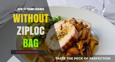 Pounding Chicken Without a Ziploc Bag: Simple Kitchen Hacks