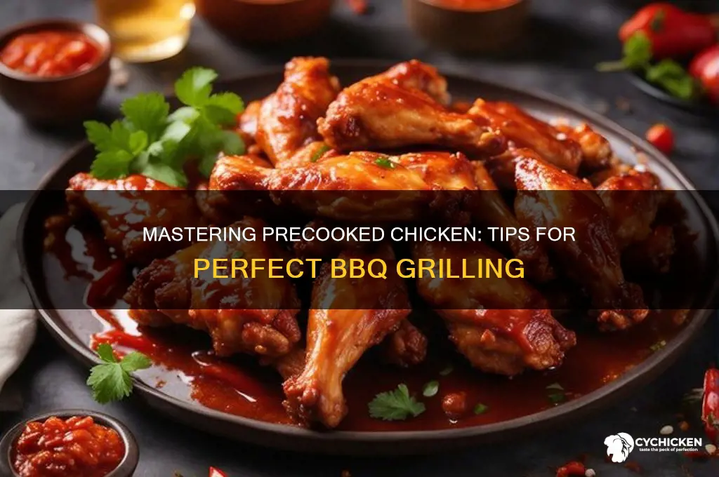 how to precook chicken for the barbque