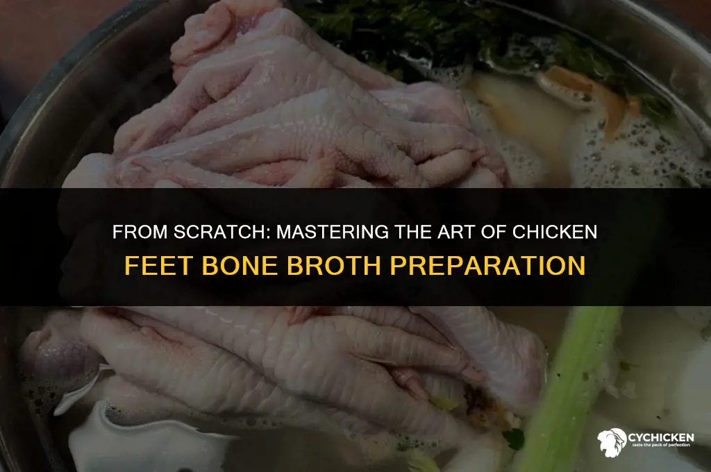 how to prep chicken feet for bone broth
