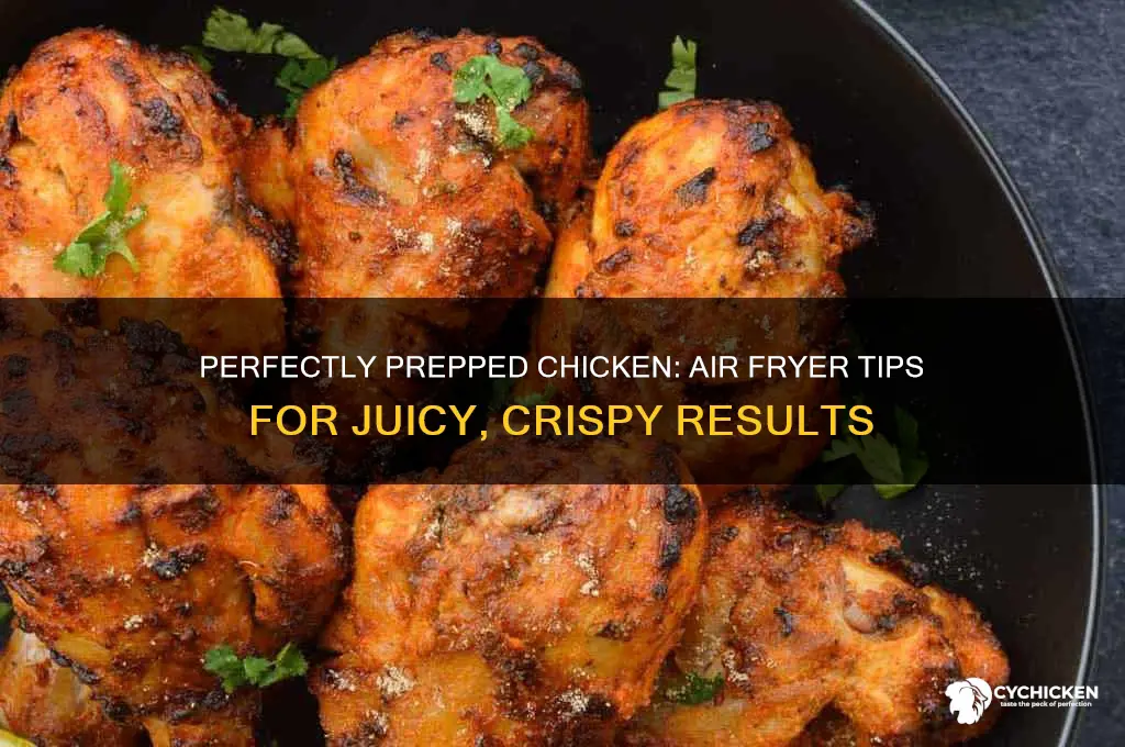 how to prep chicken for air fryer