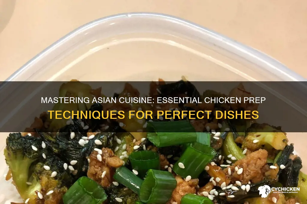 how to prep chicken for asian dish