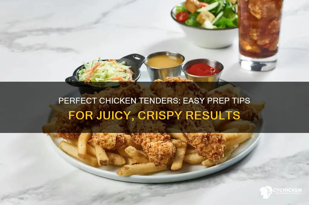 how to prep chicken for chicken tenders