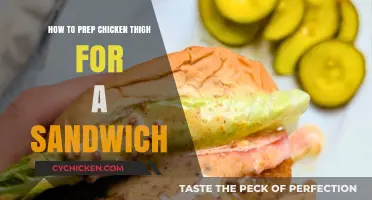 Perfectly Prepped Chicken Thighs: Elevate Your Sandwich Game with Ease