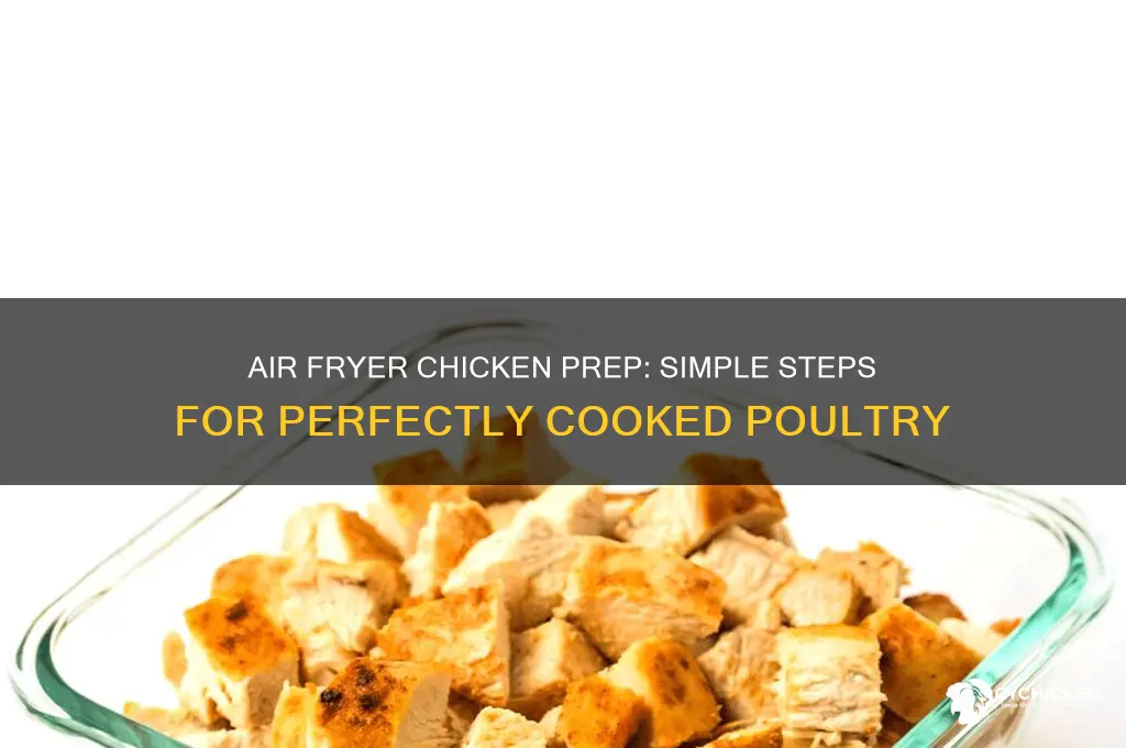 how to prep raw chicken for air fryer