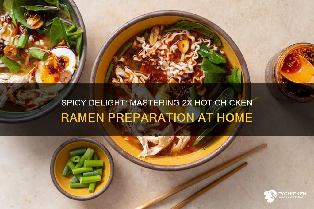 how to prepare 2x hot chicken ramen