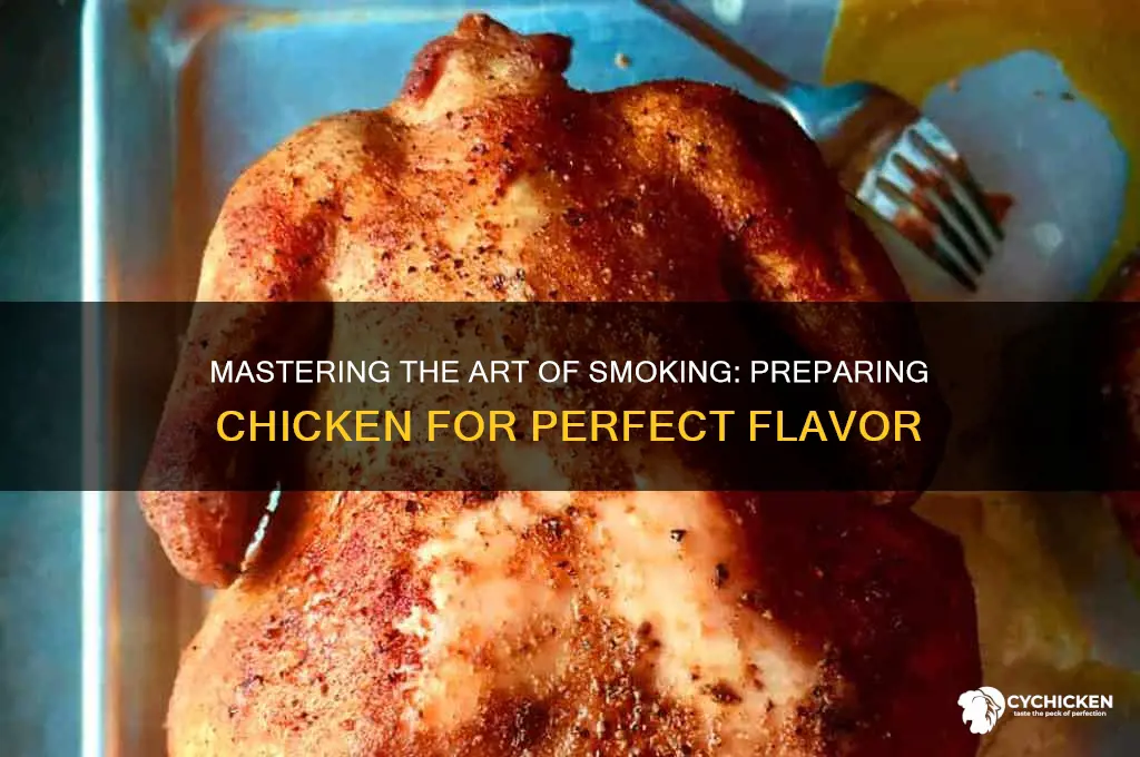 how to prepare a chicken for smoking
