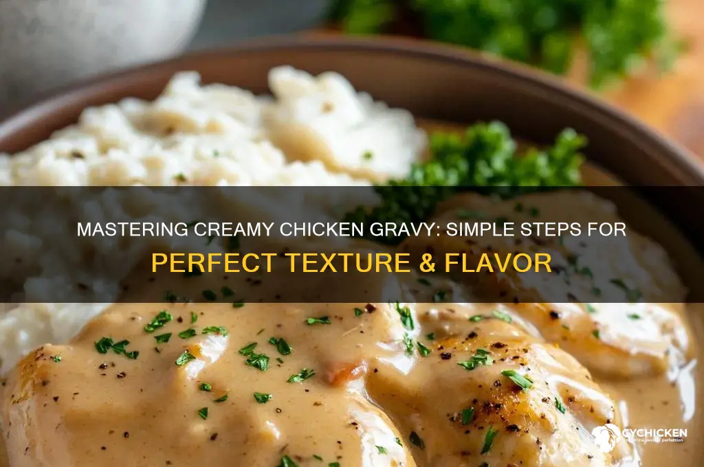 how to prepare a cream of chicken gravy