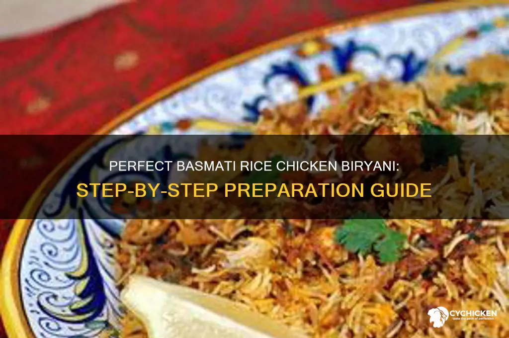 how to prepare basmati rice chicken biryani
