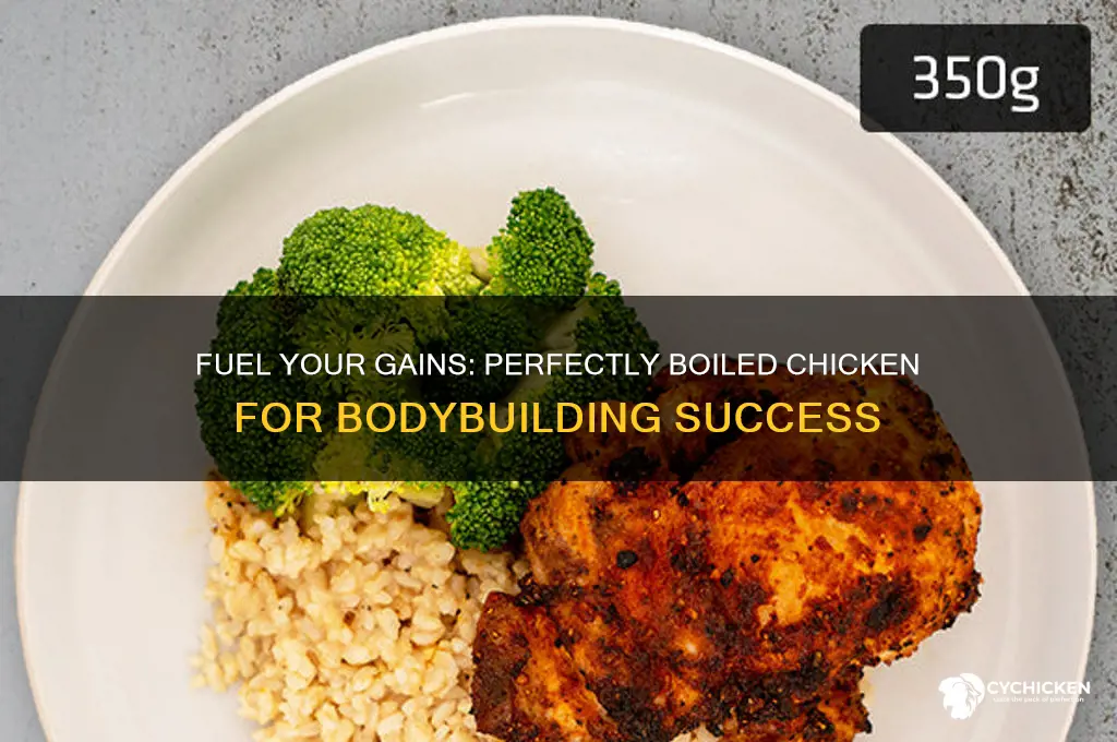 how to prepare boiled chicken for bodybuilding
