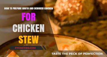 Mastering the Art of Chicken Stew: Broth and Deboning Essentials