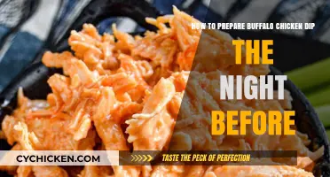 Preparing Buffalo Chicken Dip: Make-Ahead Tips and Tricks