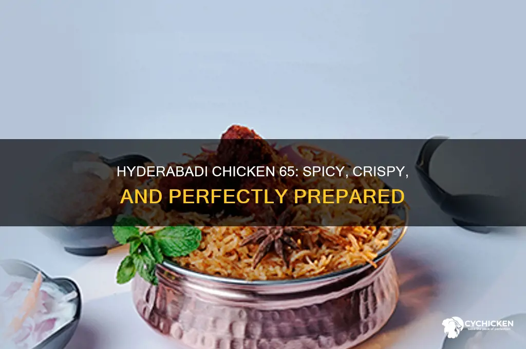 how to prepare chicken 65 hyderabadi style