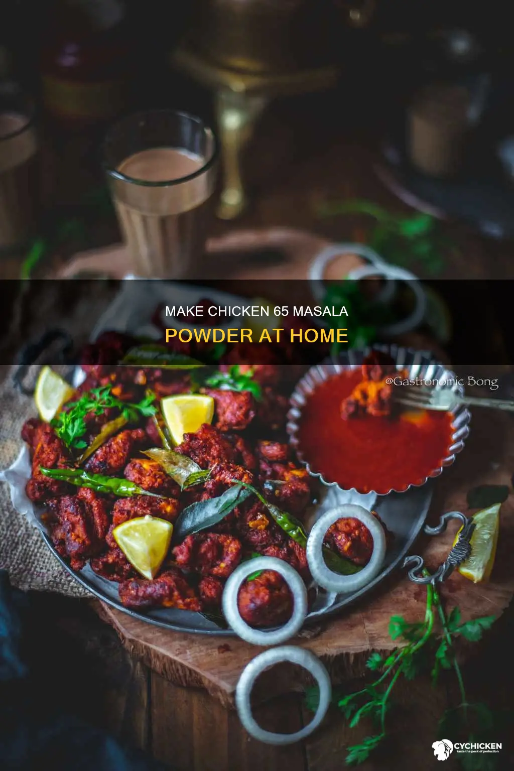 how to prepare chicken 65 masala powder at home
