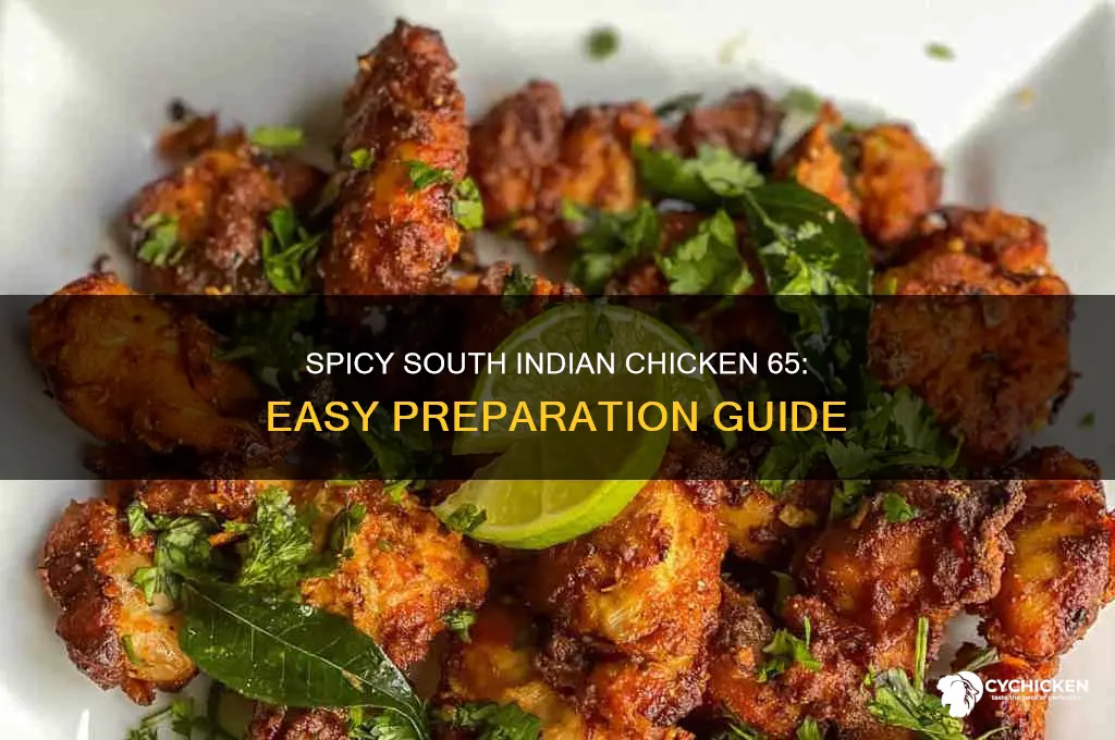 how to prepare chicken 65 south indian style