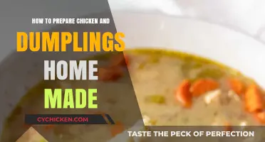 Easy Homemade Chicken and Dumplings Recipe: Comfort Food Made Simple
