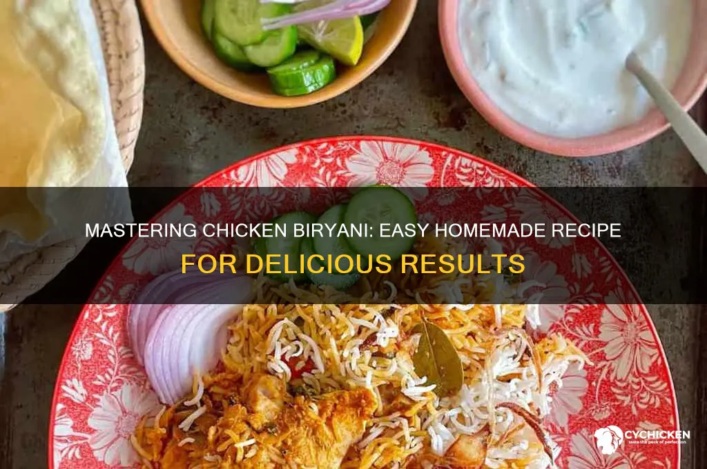 how to prepare chicken biryani at home