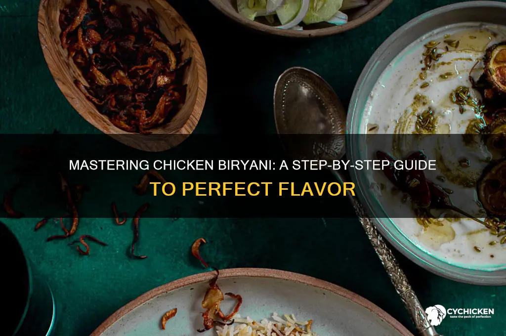how to prepare chicken biryani step by step