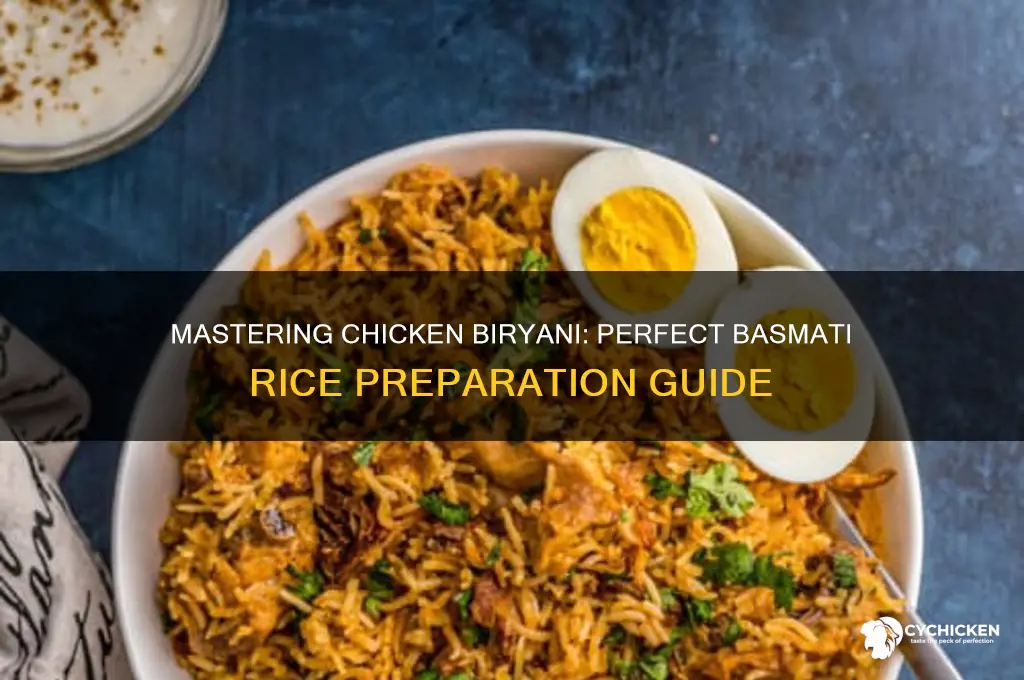 how to prepare chicken biryani with basmati rice