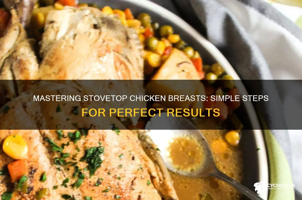 how to prepare chicken breats on the stove