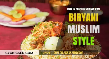 Authentic Muslim-Style Chicken Dum Biryani: Step-by-Step Preparation Guide