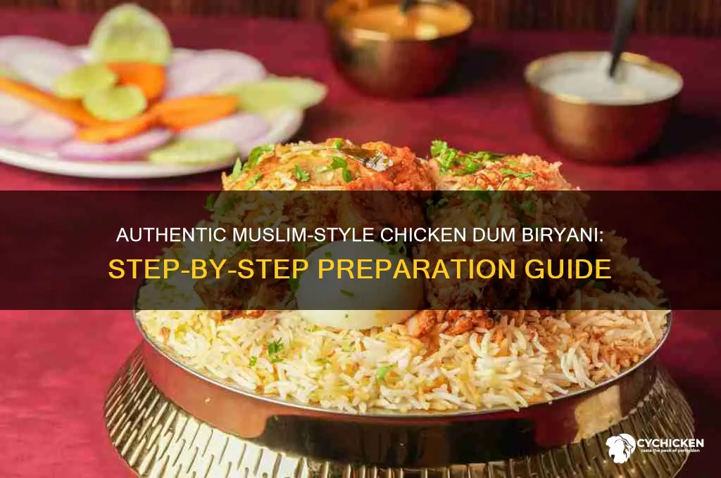 how to prepare chicken dum biryani muslim style