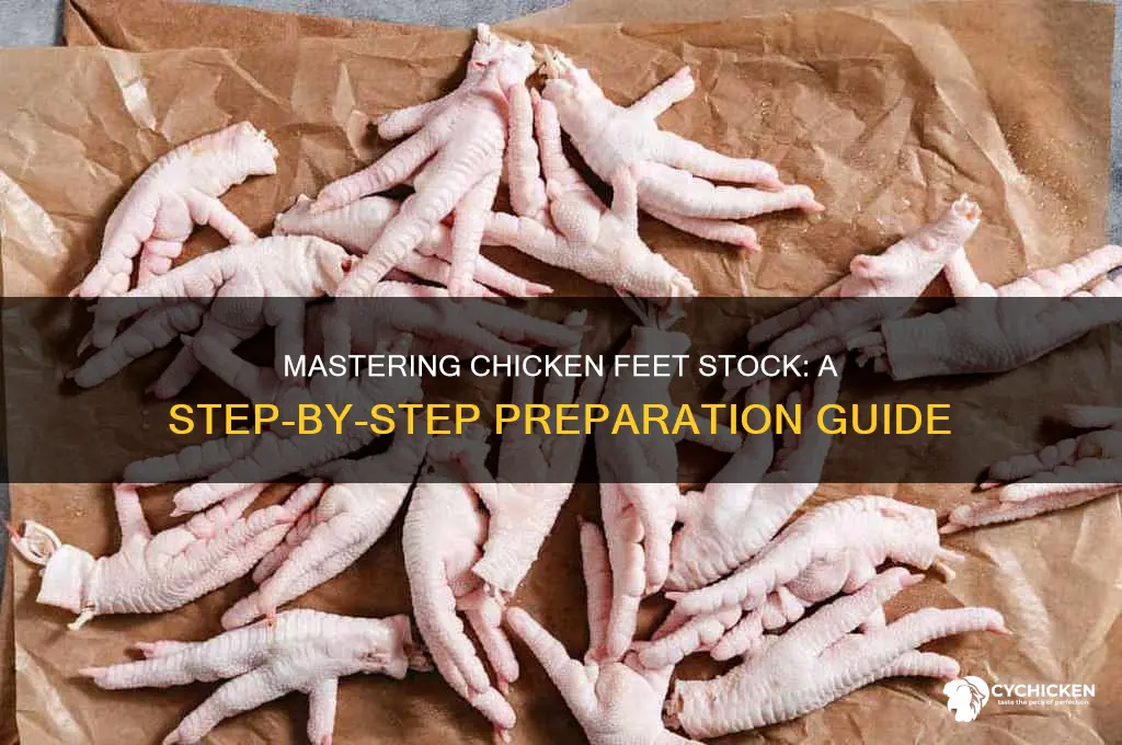 how to prepare chicken feet for stock