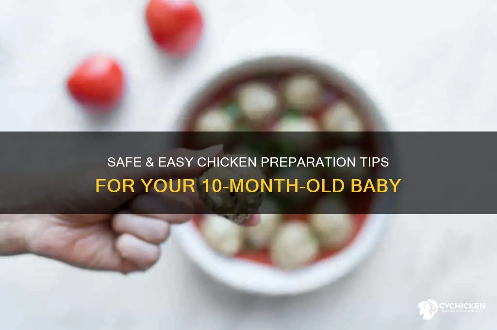 how to prepare chicken for 10 month old