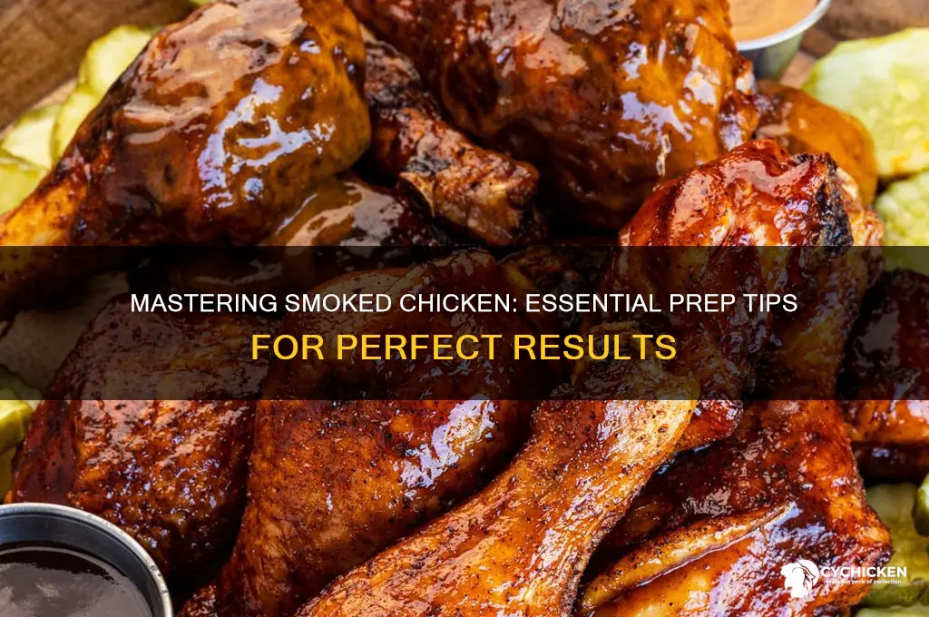 how to prepare chicken for a smoker