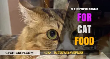 Preparing Chicken Safely: A Guide to Homemade Cat Food Recipes