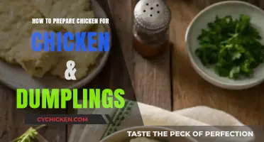 Perfectly Prepped Chicken: Mastering the Art of Chicken & Dumplings