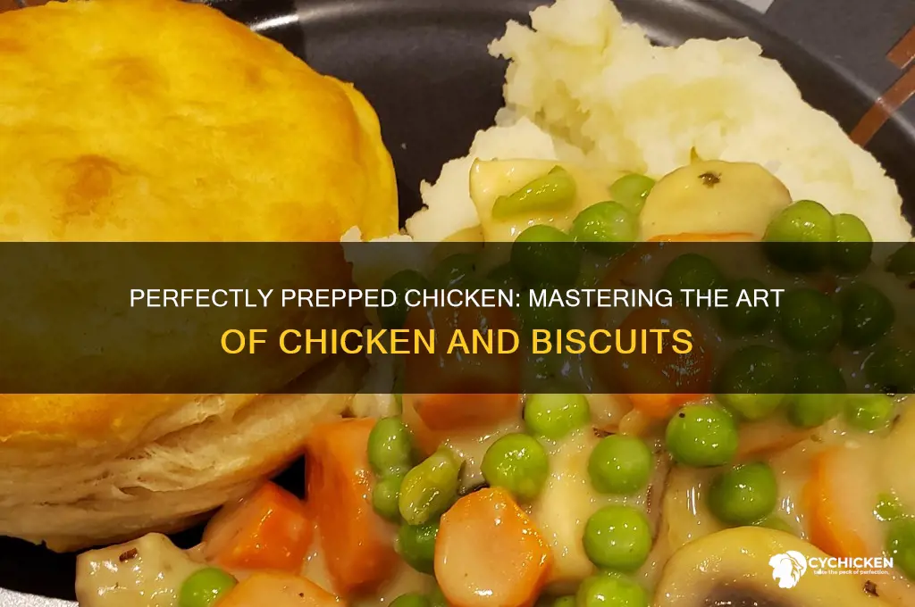 how to prepare chicken for chicken and biscuits