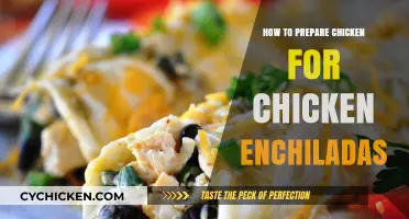 Perfectly Prepped Chicken: Mastering the Art of Chicken Enchilada Filling