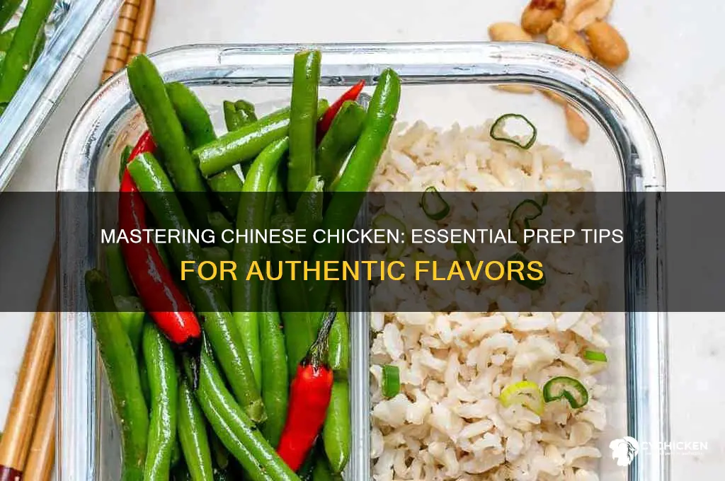 how to prepare chicken for chinese food