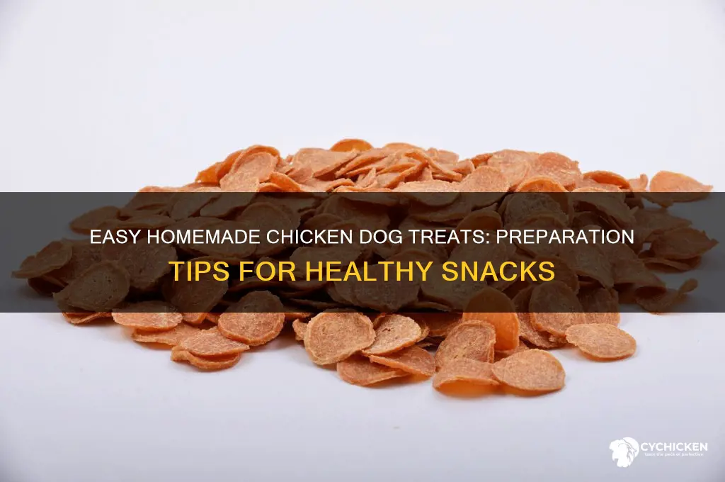 how to prepare chicken for dog treats