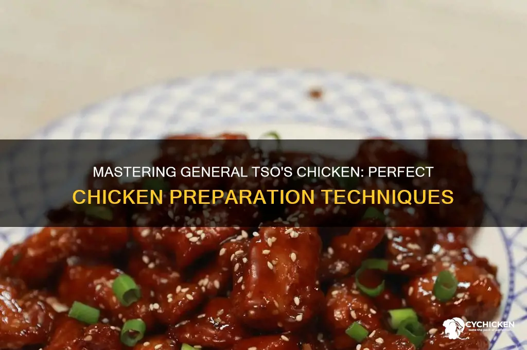 how to prepare chicken for general tso