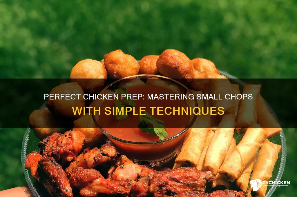 how to prepare chicken for small chops