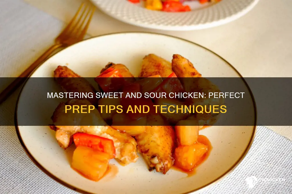 how to prepare chicken for sweet and sour