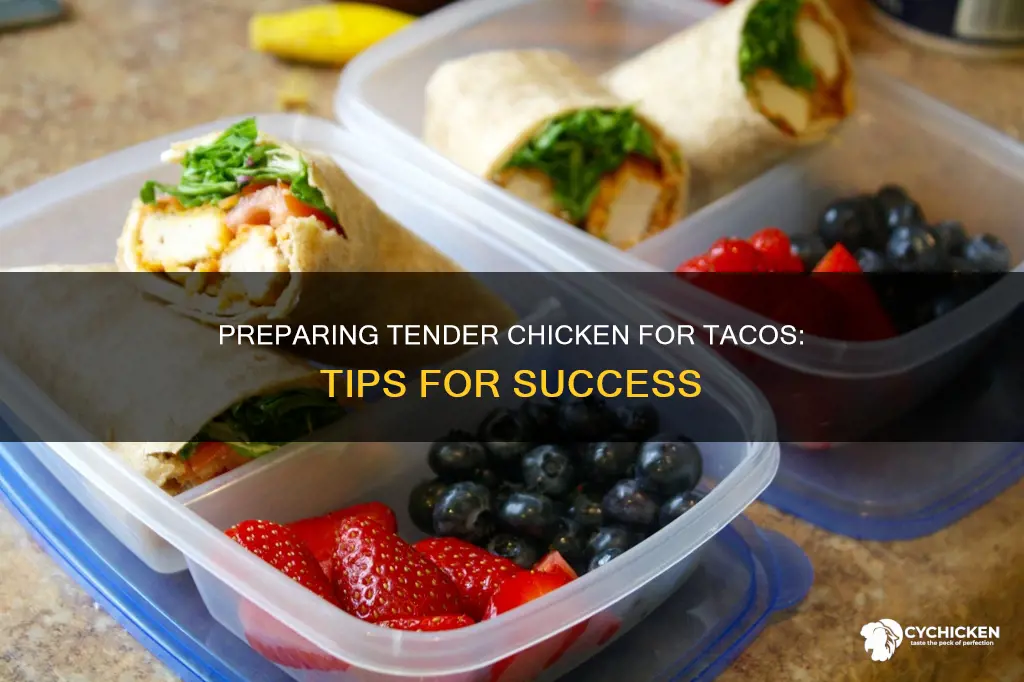 how to prepare chicken for tacos so it is tender